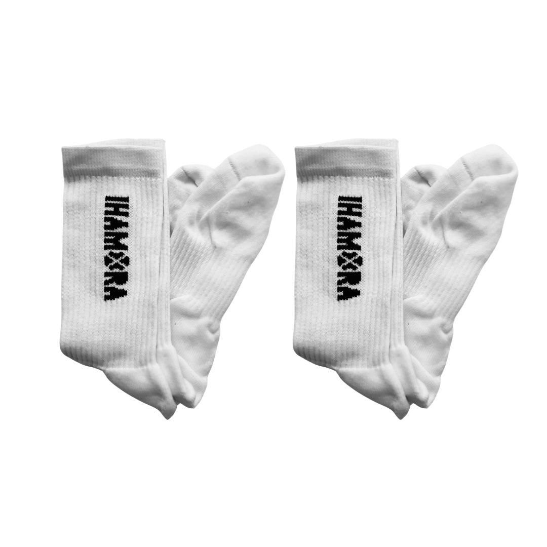 Essentials Sport Socks – 100% Cotton for Comfort & Style - 2 Pack