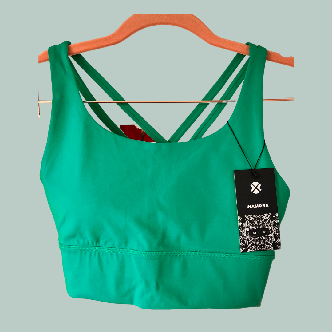 High Impact Sports Bra – Lime, Supersoft & Seamless