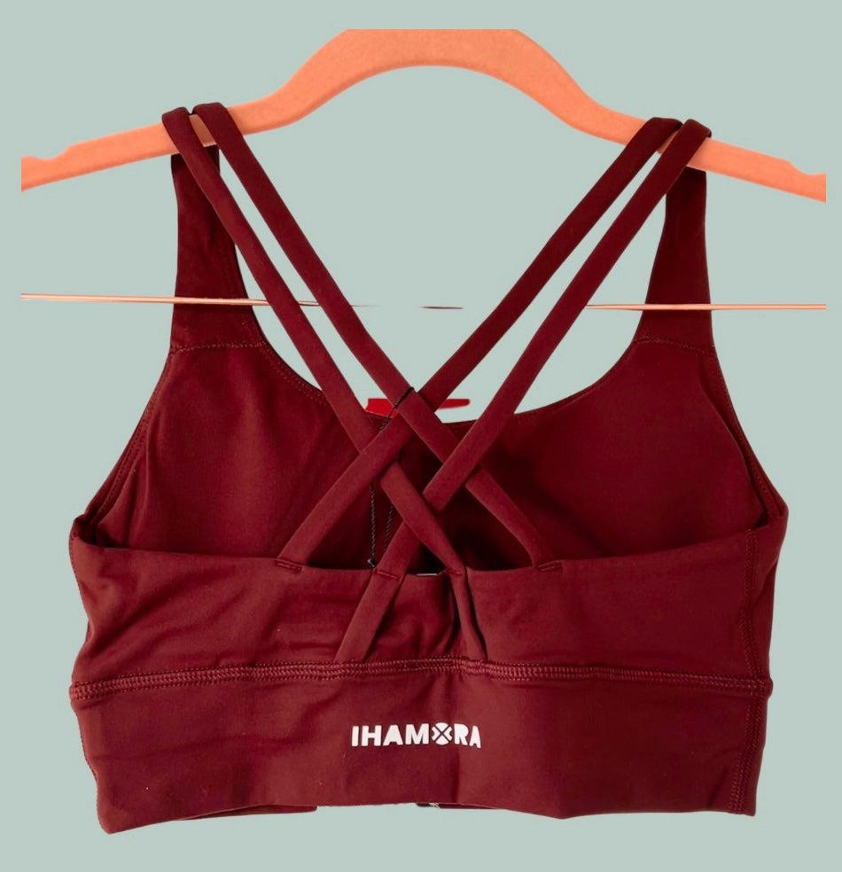 High Impact Sports Bra – Merlot, Supersoft & Seamless