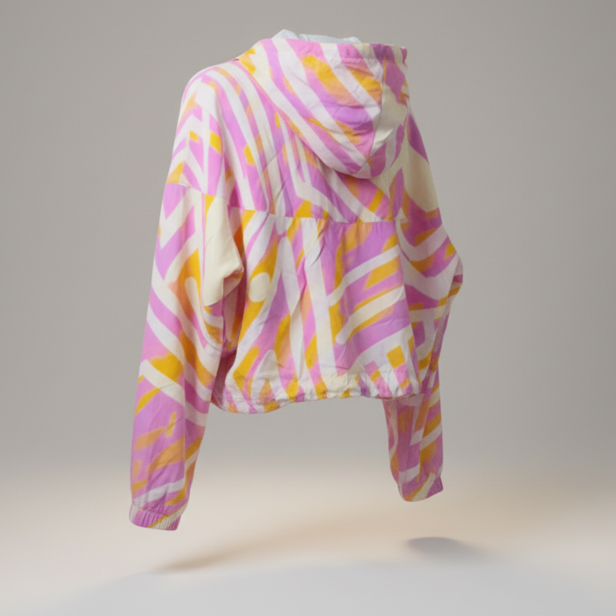 The Tribe Cropped Windbreaker Jacket