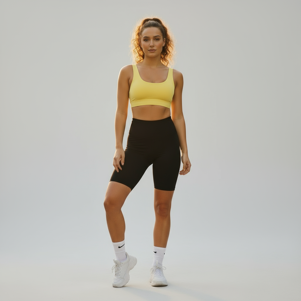 Essentials High-Waisted Seamless Shorts