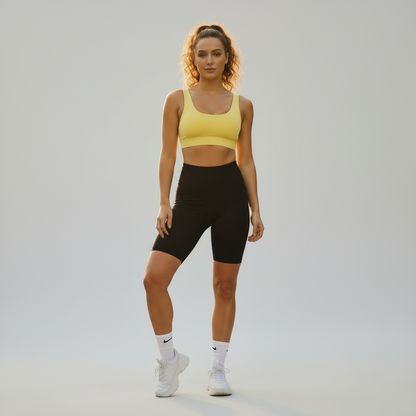 Essentials High-Waisted Seamless Shorts