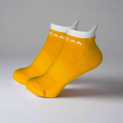 Essentials Running Socks - Ankle Fit, Available in Blue and Yellow