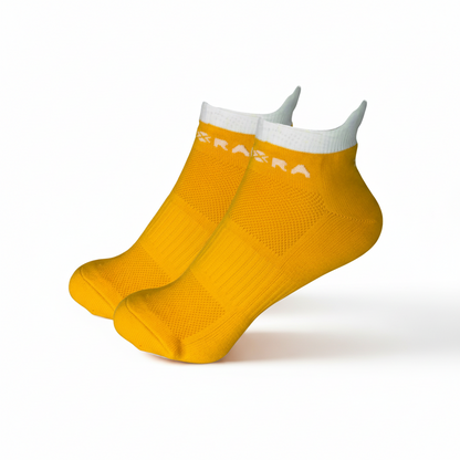 Essentials Running Socks - Ankle Fit, Available in Blue and Yellow (1 pair)