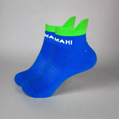 Essentials Running Socks - Ankle Fit, Available in Blue and Yellow