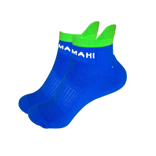 Essentials Running Socks - Ankle Fit, Available in Blue and Yellow