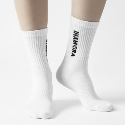 Essentials 100% Cotton Running Socks – 1 Pair