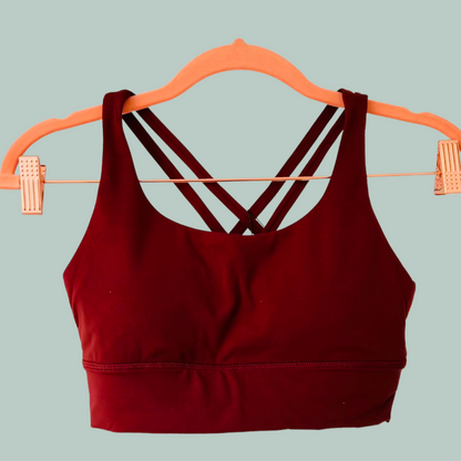 High Impact Sports Bra – Merlot, Supersoft & Seamless