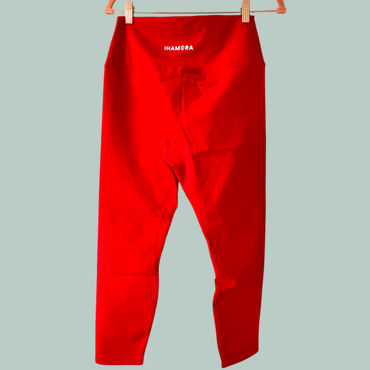 Essentials Seamless Leggings - Scarlet Red