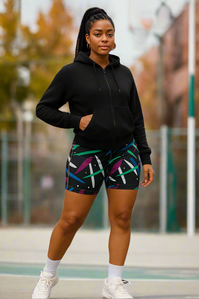 Bamboo – High-Waist Pocket Shorts