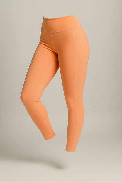 Essentials Seamless High-Waisted Leggings with Pockets