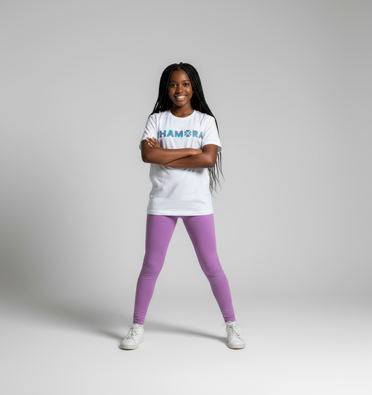 Girls Organic Cotton Short Sleeve Tees - Lime Halo