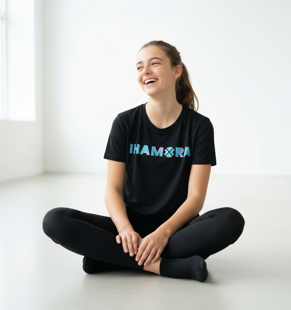 Girls Organic Cotton Short Sleeve Tees - Lime Halo