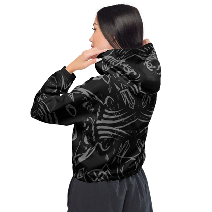 The Head Night Cropped Windbreaker Jacket
