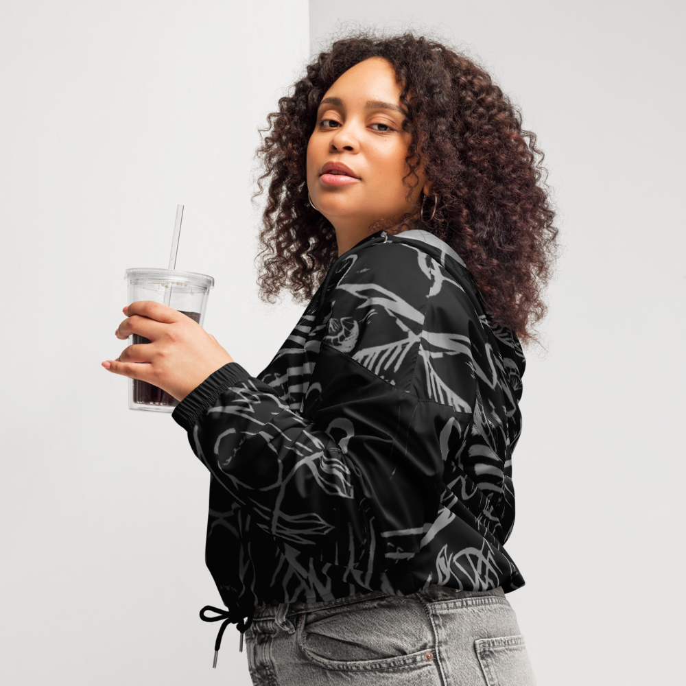 The Head Night Cropped Windbreaker Jacket